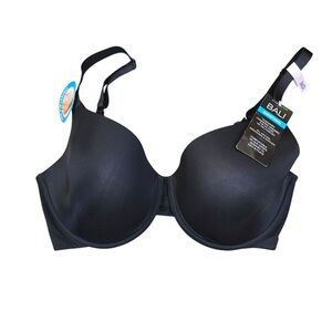 NEW - Bali Womens One Smooth U Dreamwire Plunge T-Shirt Bra Style Black 36D